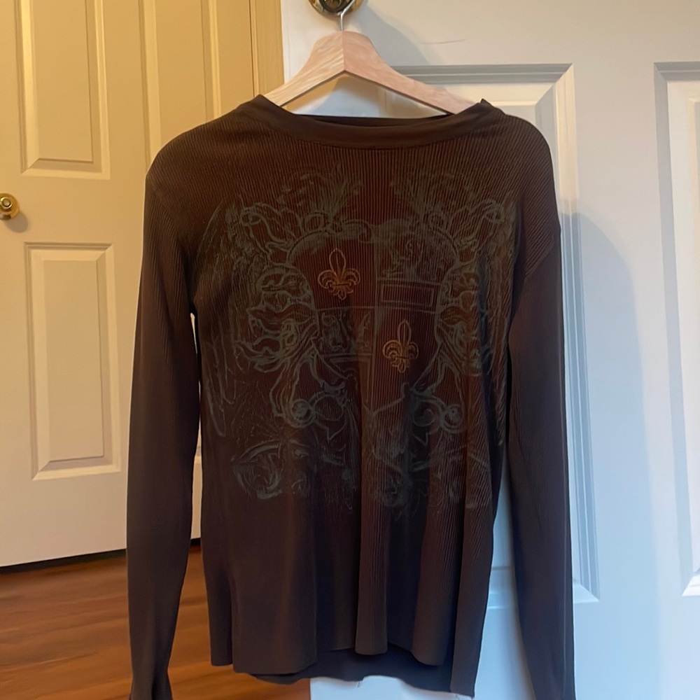 vintage Machine brown long sleeved tee